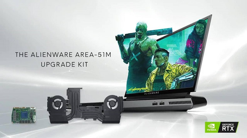 Alienware Area-51m GPU Yükseltme Seti Özellikleri