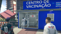 Aşısını Olan Çıksın, Kasıyor: GTA 5'e Aşı Merkezleri Eklendi, Sanal COVID-19 Aşısı İçin Kuyruklar Oluştu [Video]