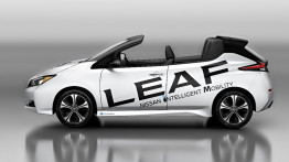 Dünyanın En Çok Satan Elektrikli Otomobili Nissan Leaf'in Üstü Açık Versiyonu Tanıtıldı