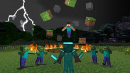 Bir Oyuncu, Tek Bir Blok Dahi Kazmadan Minecraft'ı Bitirdi (Video)